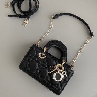 디올  LADY D-JOY 미니백 M0910 블랙