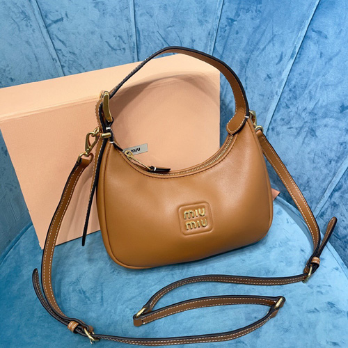 미우미우 호보백 5BC161 브라운