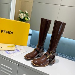 펜디 여성용 롱부츠 FD46198 브라운