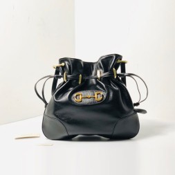 구찌 1955 홀스빗 메신저백 라지 숄더백 602089 블랙