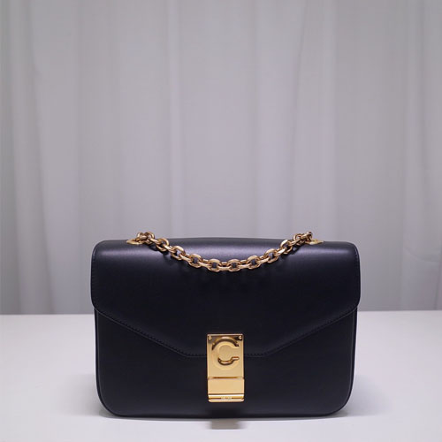 셀린느 미디엄 C 크로스백 187253 블랙