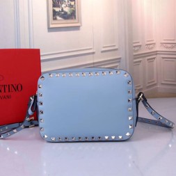 발렌티노 스몰 사이즈 락스터드 크로스 바디 백 RW2B0809 민트 금장