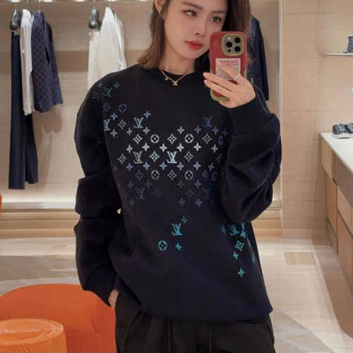 루이비통 남여공용 맨투맨 M10389 블랙