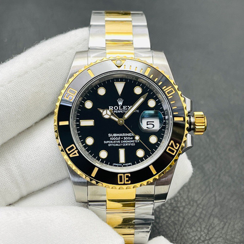 [ VS ] 롤렉스 남성용 블랙 콤비 R37016 40MM