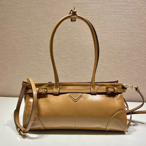 프라다 미디움 핸드백 1BA426 카멜