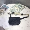 디올 송아지 가죽 SADDLE 파우치백 PO096 네이비