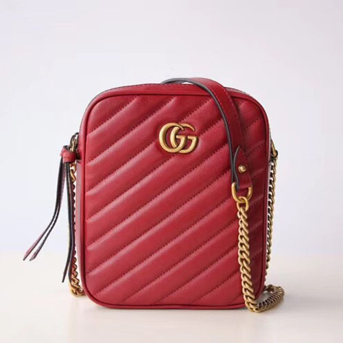 구찌 마몬트 미니 숄더 백 550155 레드