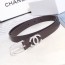 샤넬  신상  벨트 CBT-5614 다크브라운