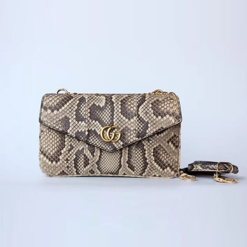 구찌 띠아라 미디엄 더블 숄더백 524822 스네이크&블랙