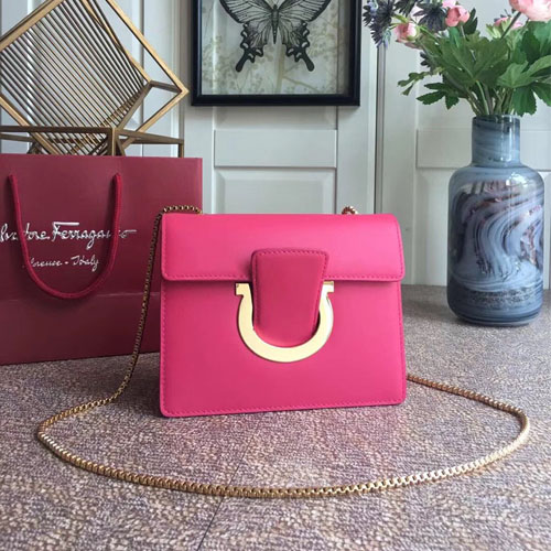 페레가모 탈리아 체인백 21F893 체리핑크