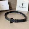 입생로랑 신상 벨트 Ysl9010  블랙  은장