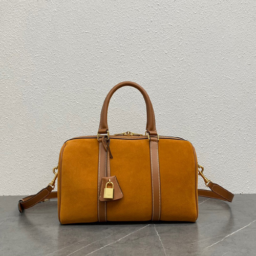 셀린느 스웨이드 보스턴 크로스 숄더백 119573-1