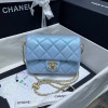 샤넬 미니 플랩백 AS2855 하늘색