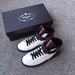 프라다 신상 하이탑 스니커즈 F0662 화이트