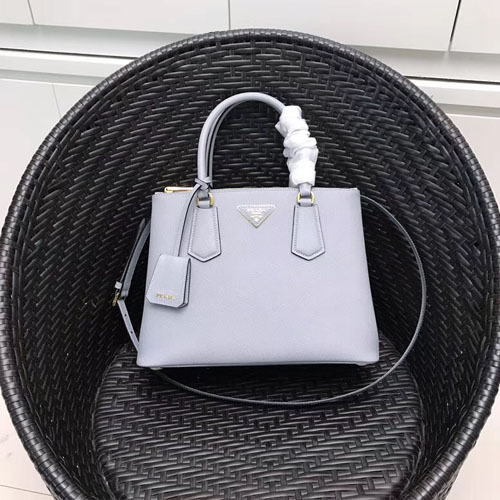 프라다 사피아노 갤러리아 토트백 1BA232 그레이