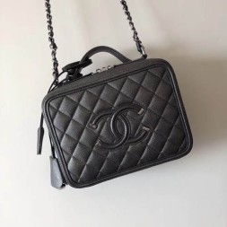 샤넬 코스메틱 미니/미듐 케이스 A93343 그레이