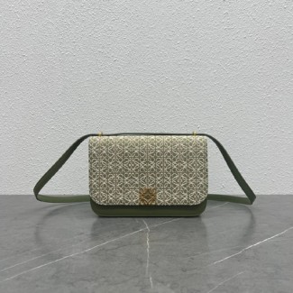 로에베 고야 미듐 숄더백 11600 그린