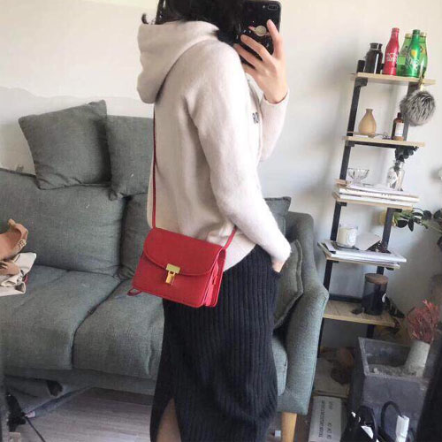 발렌시아가 클러치백 크로스백 593330 레드