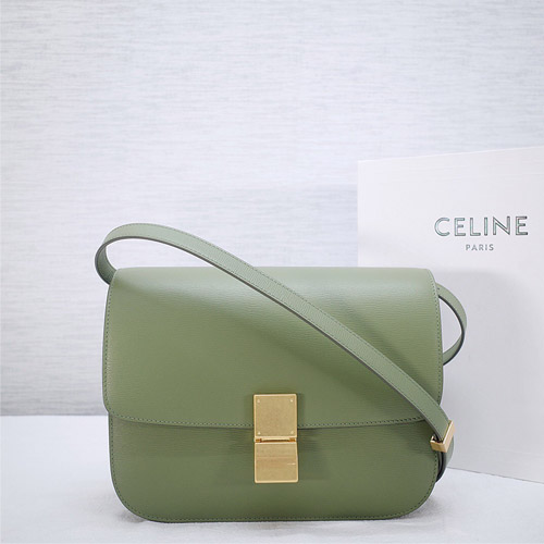 셀린느 클래식 박스백 미듐 164173 올리브그린