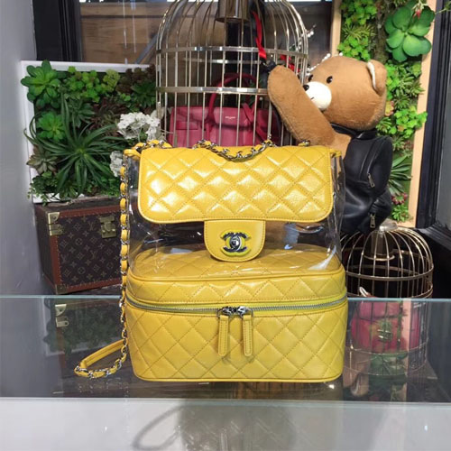 샤넬 18S/S 신상 백팩 A57825 옐로우