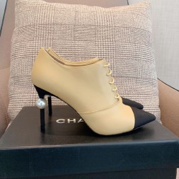 샤넬 신상 쇼트부츠 G34109 베이지