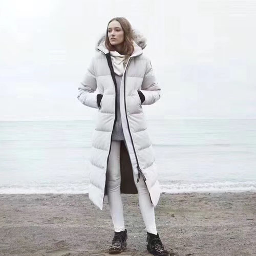 캐나다구스 미스틱 롱패딩 645024 아이보리