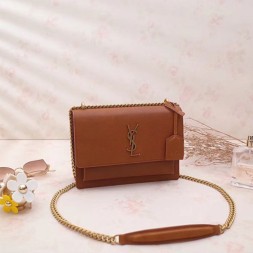 입생로랑 미디엄 선셋백 442906 브라운