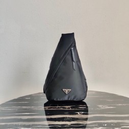 프라다 나일론 레더 백팩 2VZ092 블랙