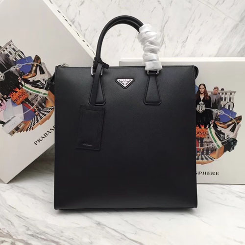 프라다 사피아노 신상 토트백 2VG079 블랙
