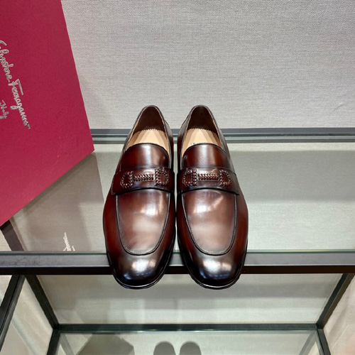 페레가모 남성용 구두 F38110 갈색