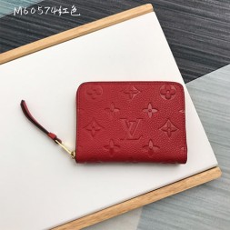 루이비통 앙프렝뜨 지퍼 카드지갑  M60574 레드