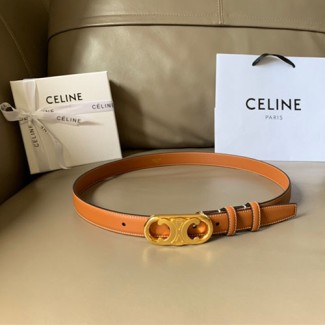셀린느 신상 벨트 CE8001  브라운  금장