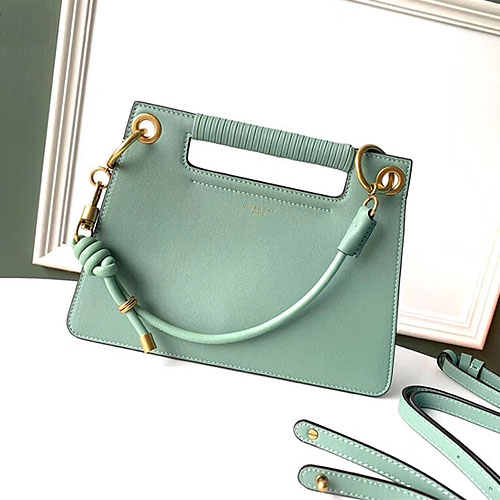 지방시 스무스 가죽 스몰 휩 백 BB508 그린