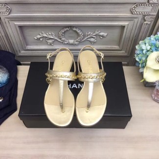 샤넬 신상 샌들 G33391 골드