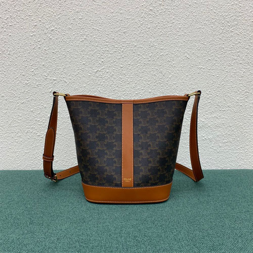 셀린느 트라이엄프 버킷백 스몰 191442 브라운