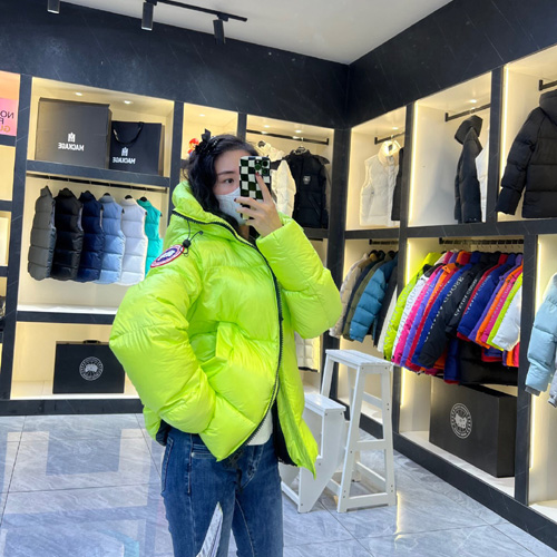 캐나다구스 남여공용 패딩 645046 형광