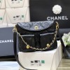 샤넬 24P 투포켓 호보 핸드백 라지 AS4668 램스킨