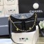 샤넬 24P 투포켓 호보 핸드백 라지 AS4668 램스킨