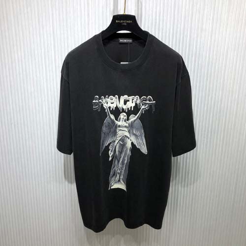 발렌시아가 남여공용 티셔츠 528795