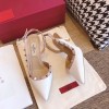 발렌티노 락스터드 슬링백 펌프스 SW2S0H14 화이트 무광