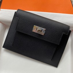 에르메스 켈리 포켓 6157443 블랙 은장