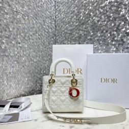 디올 MY ABCDIOR 레이디백  M0538 화이트