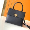 페레가모 포트폴리오 탑핸들 스몰백 210892 블랙