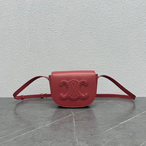 셀린느 트리오페 폴코 백 198263 버건디