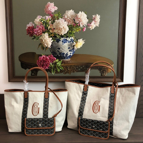 고야드 생 루이백 MM/GM 4757630 양면용 브라운