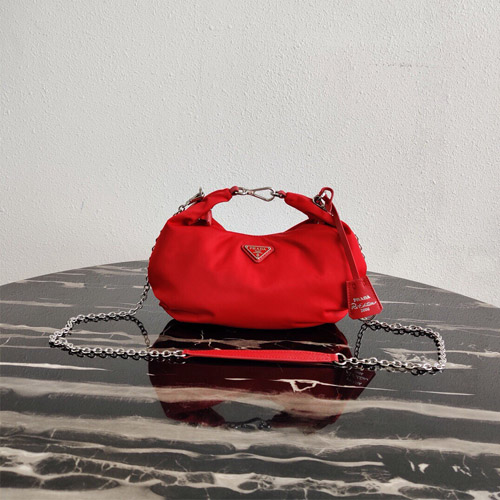 프라다 리에디션 나일론 호보백 1BH172 레드