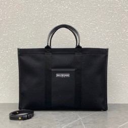발렌시아가 하드웨어 라지 토트 백 6714032 블랙