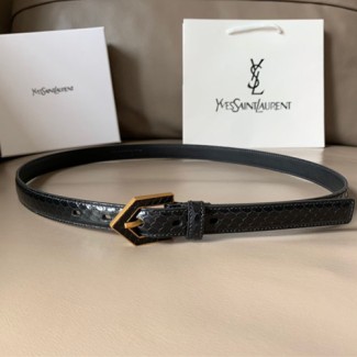 입생로랑 신상 벨트 Ysl9008  블랙  금장