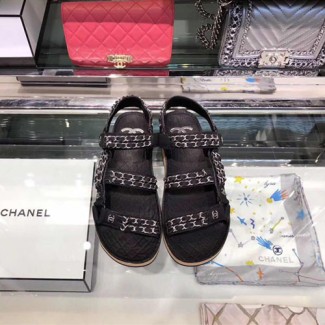 샤넬 18S/S 신상 샌들 G33157 블랙