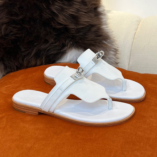 에르메스 여성용 슬리퍼 H35151 화이트